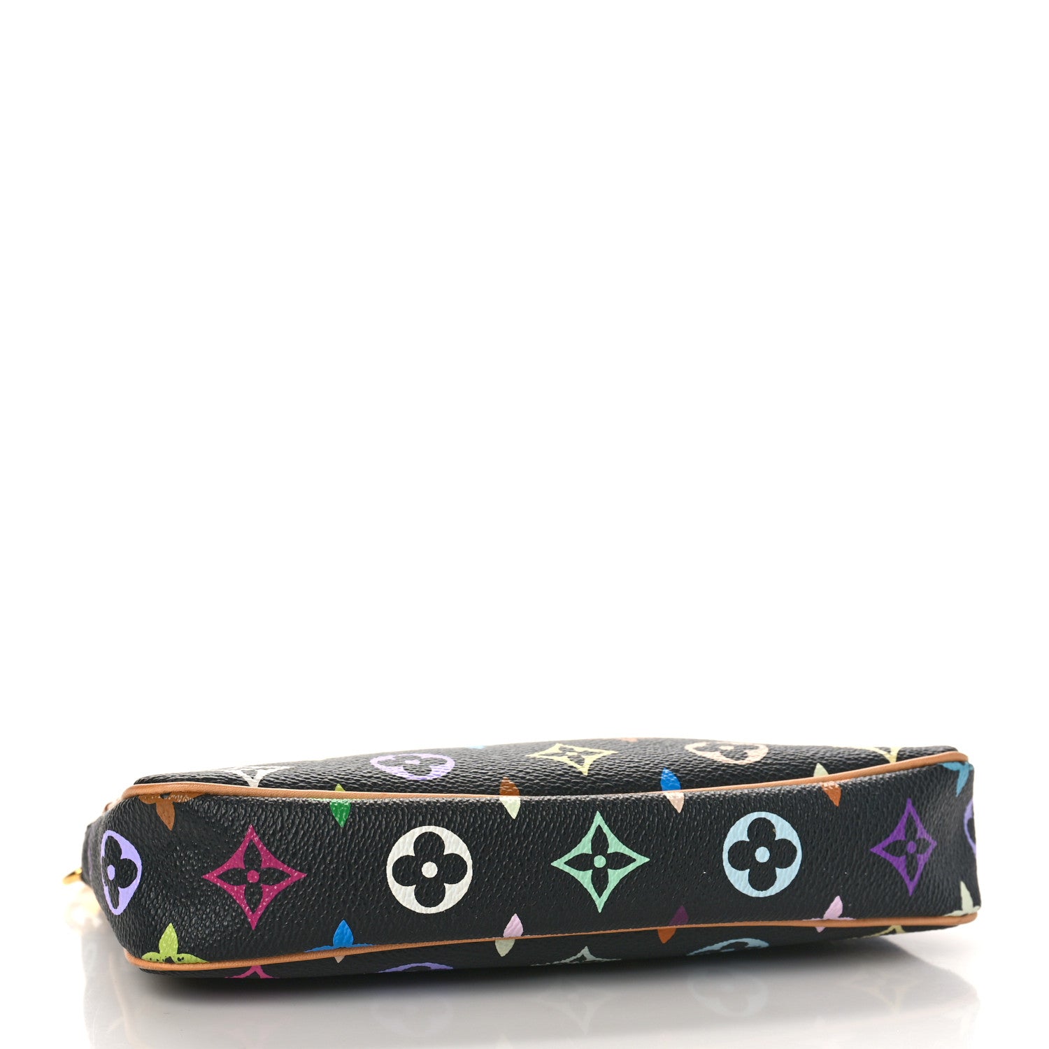 Louis Vuitton Monogram Multicolor Pochette Accessories Black 4 of 9