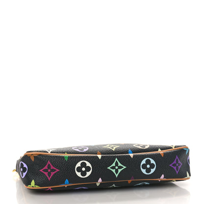 Louis Vuitton Monogram Multicolor Pochette Accessories Black 4 of 9