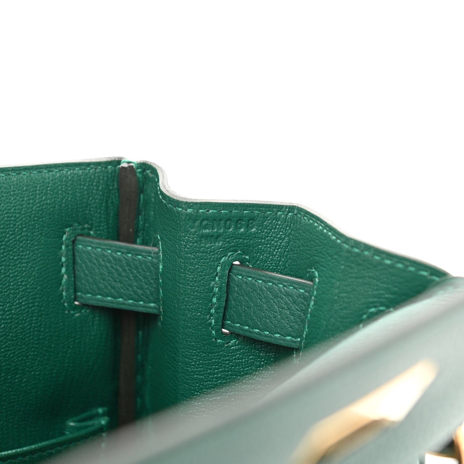 Hermes Togo Kelly Retourne 28 Malachite 7 of 11