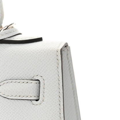 Hermes Epsom Kelly Sellier 25 Gris Platine 12 of 13