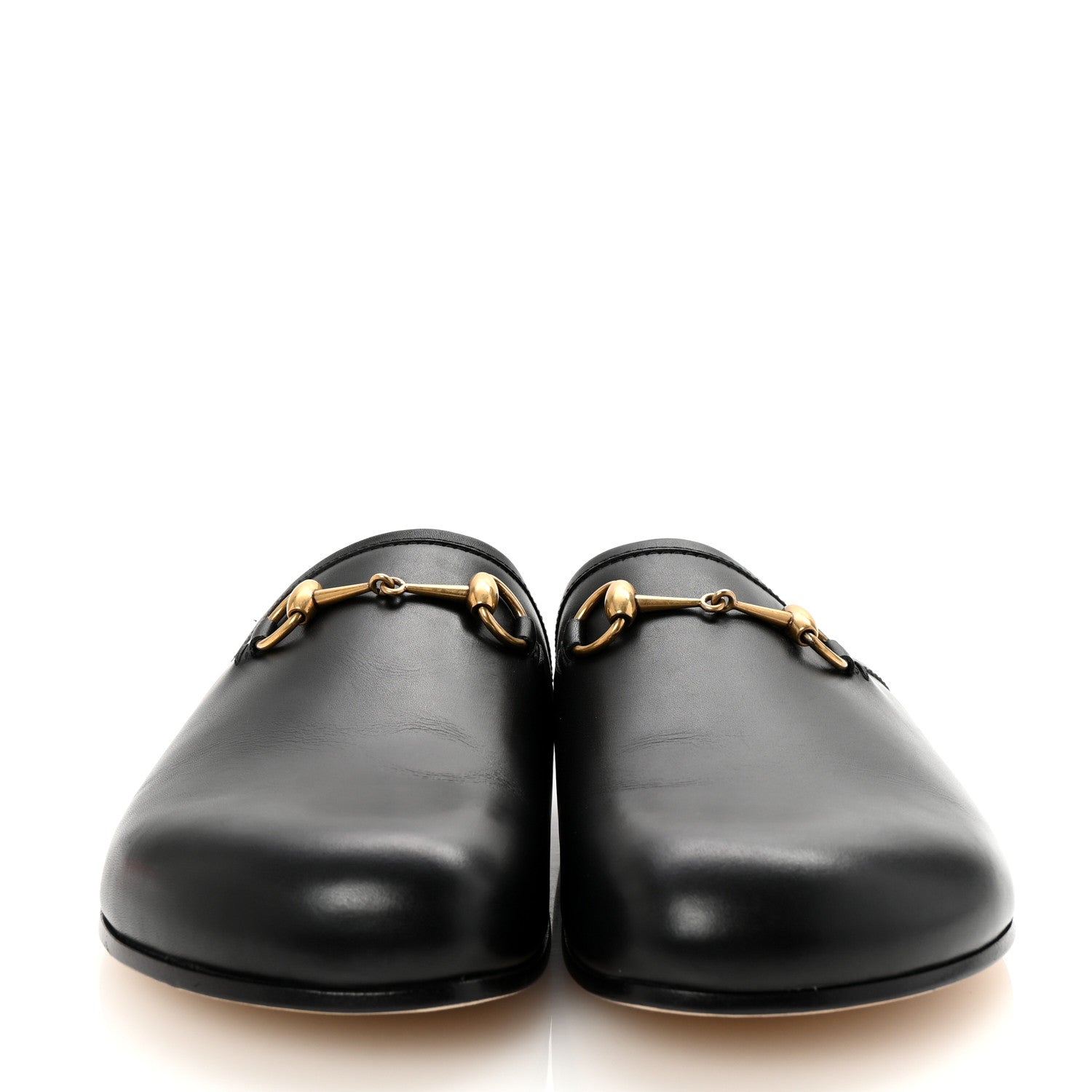Gucci Calfskin Mens Horsebit River Slippers 12 Black 3 of 9