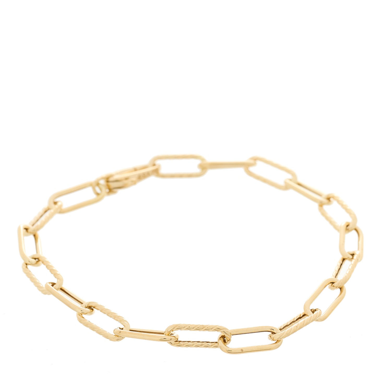 18K Yellow Gold Madison 4mm Classic Chain Bracelet
