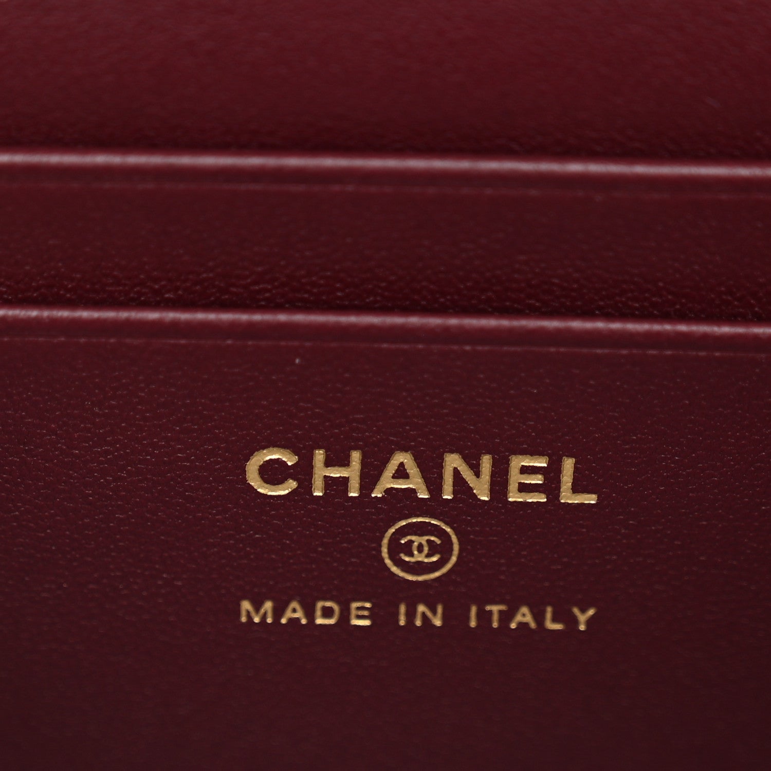 Chanel Calfskin Crocodile Embossed Crococo Exoticoco Vanity With Chain Dark Burgundy 5 of 10