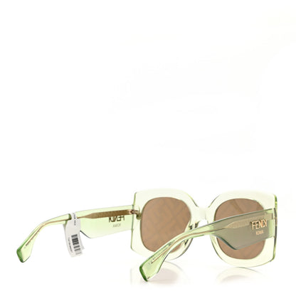 Fendi Acetate FF Sunglasses FF 0436/G/S Green 4 of 7