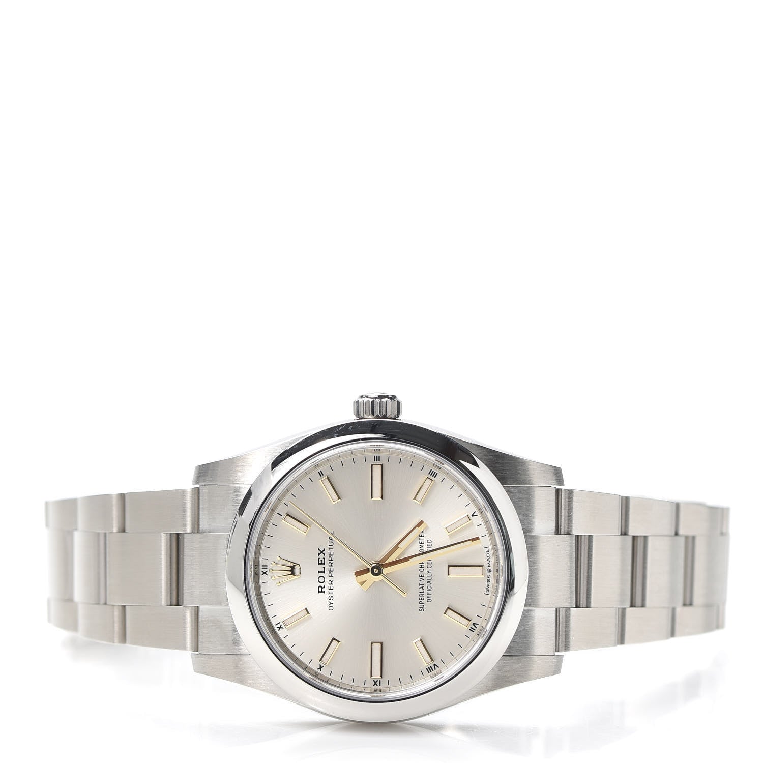 Rolex Stainless Steel 34mm Oyster Perpetual Watch Silver 124200 2 of 6