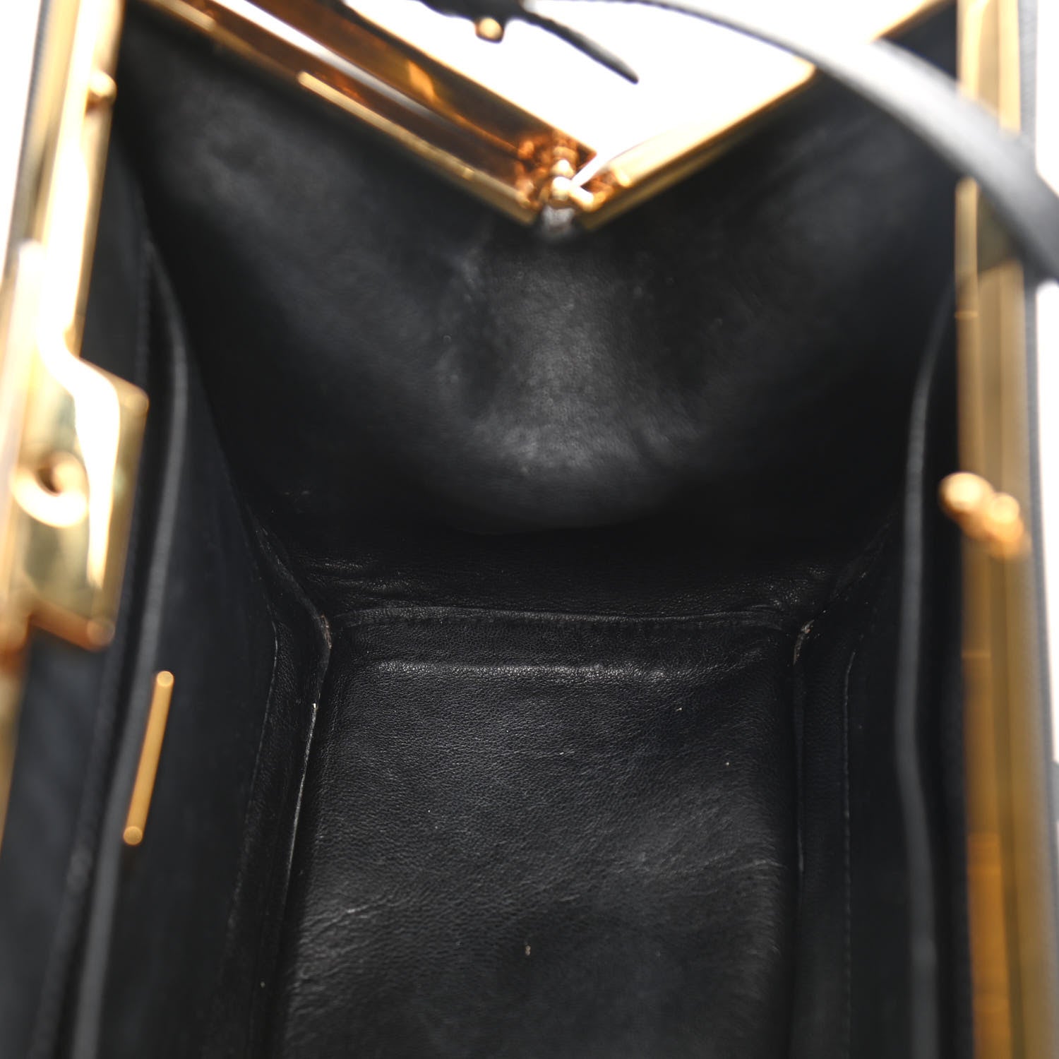 Prada Saffiano City Calfskin Light Frame Bag Black 12 of 14
