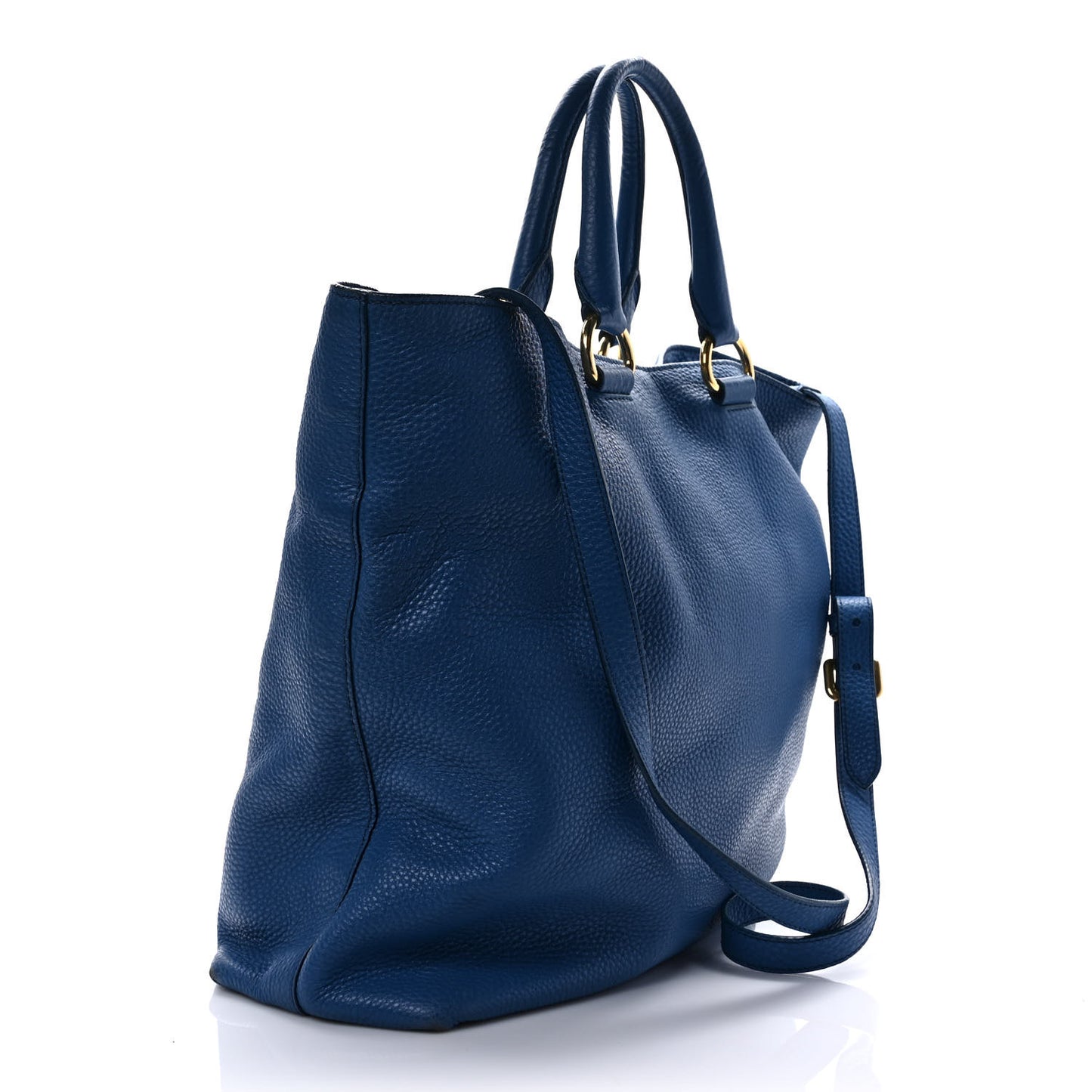 Vitello Daino Tote Cobalto