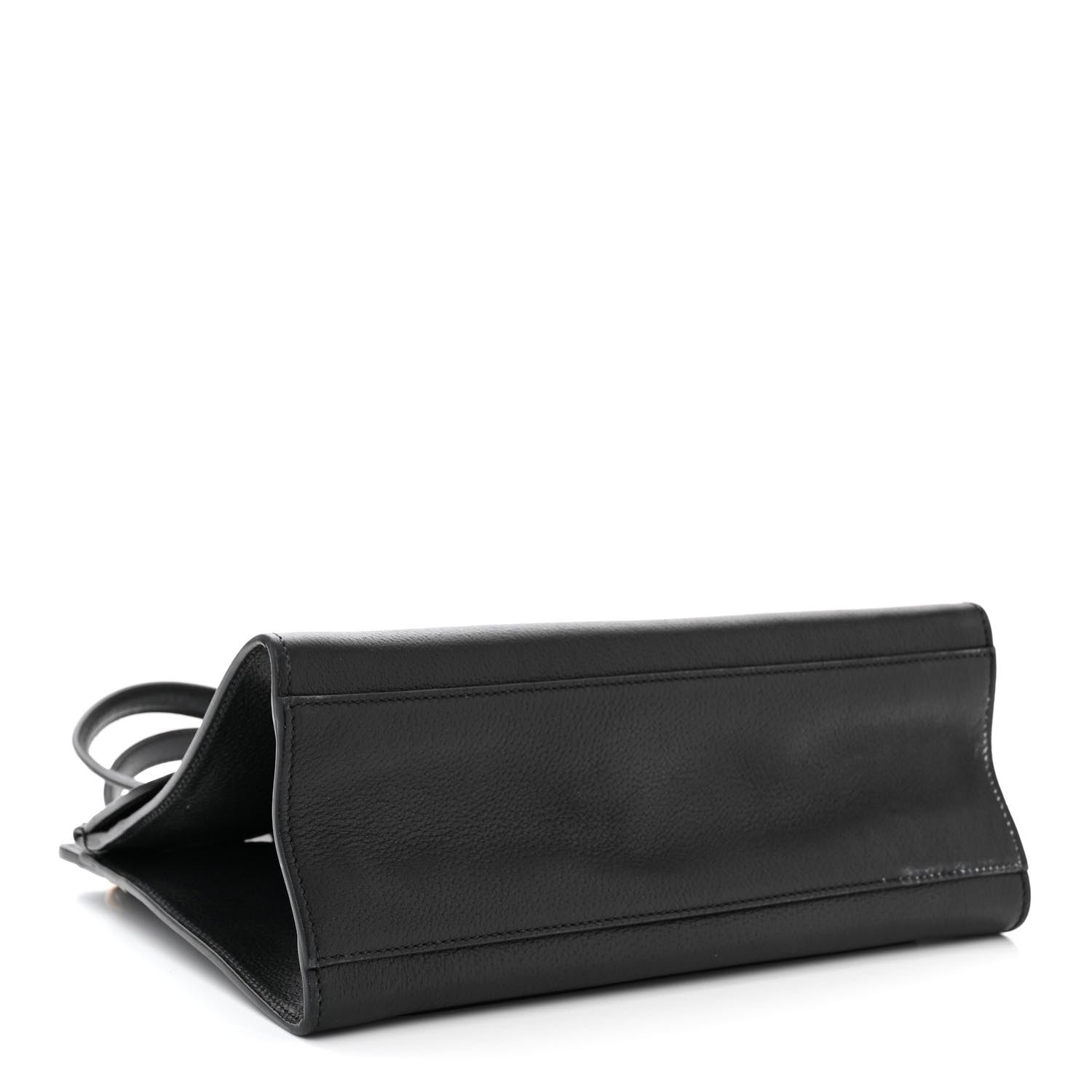 Gucci Grained Calfskin Web Crystal Butterfly Stripe Medium Totem Top Handle Bag Black 4 of 11