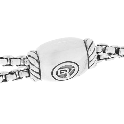 David Yurman Sterling Silver Diamond Large Stax Pendant Necklace 4 of 6