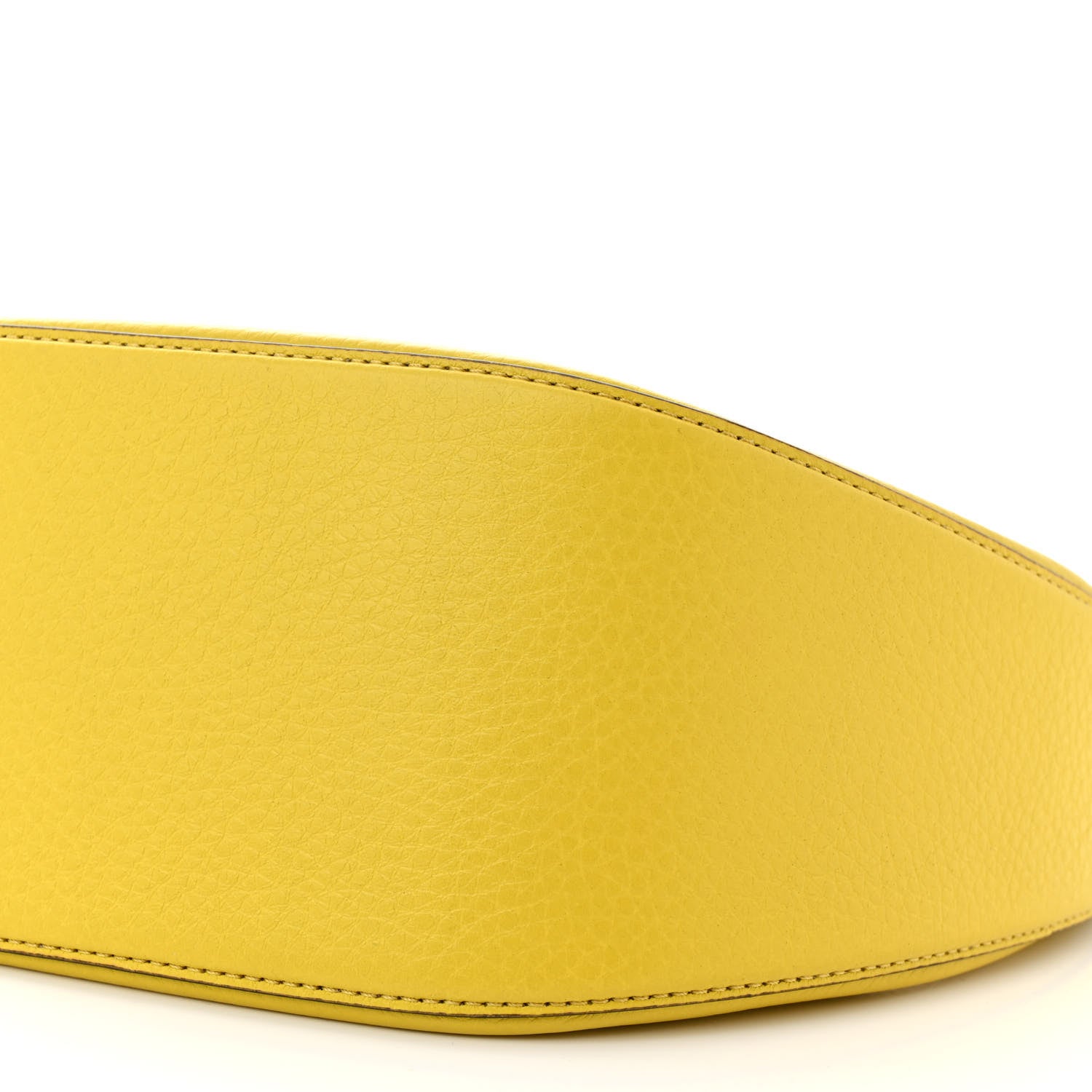 Valentino Garavani Grainy Calfskin Small Vlogo Moon Hobo Bag Cedar Yellow 9 of 9