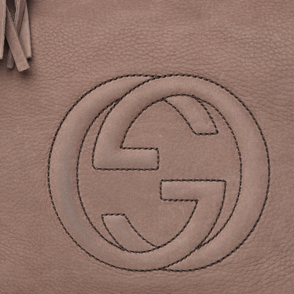 Gucci Vitello Range Medium Soho Chain Hobo New Fango 14 of 15