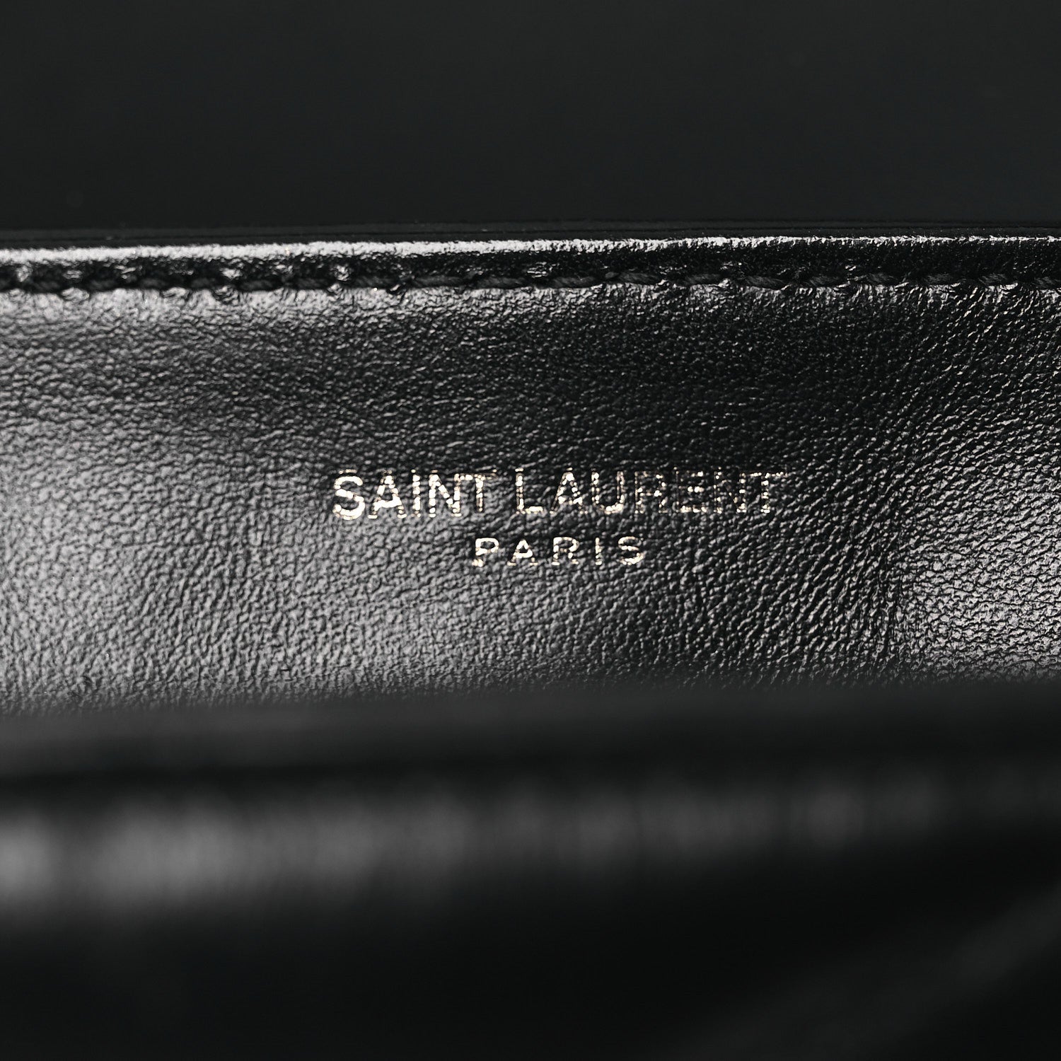 Saint Laurent Calfskin Y Quilted Monogram Monochrome Toy Loulou Crossbody Bag Black 5 of 12