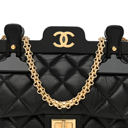 Chanel Aged Calfskin Quilted 2.55 Reissue Mini Hanger Flap Black 8 of 11