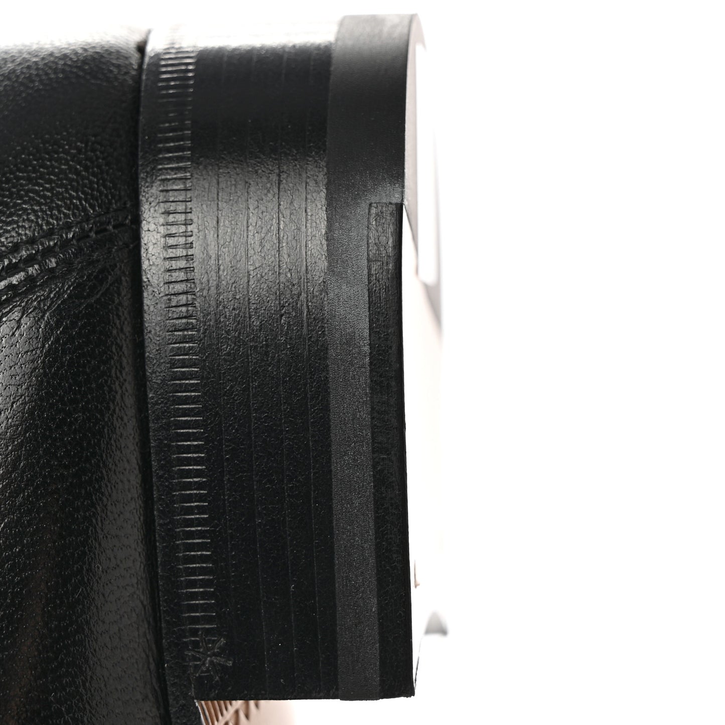 Goatskin Womens Horsebit Mid-Heel Loafers 38.5 Black