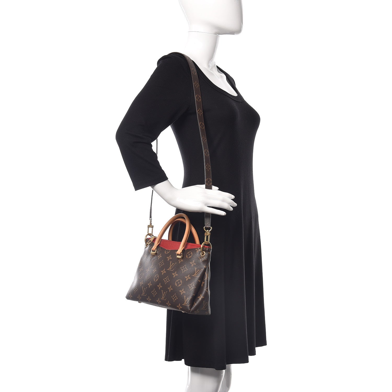 Louis Vuitton Monogram Pallas BB Cherry 2 of 9