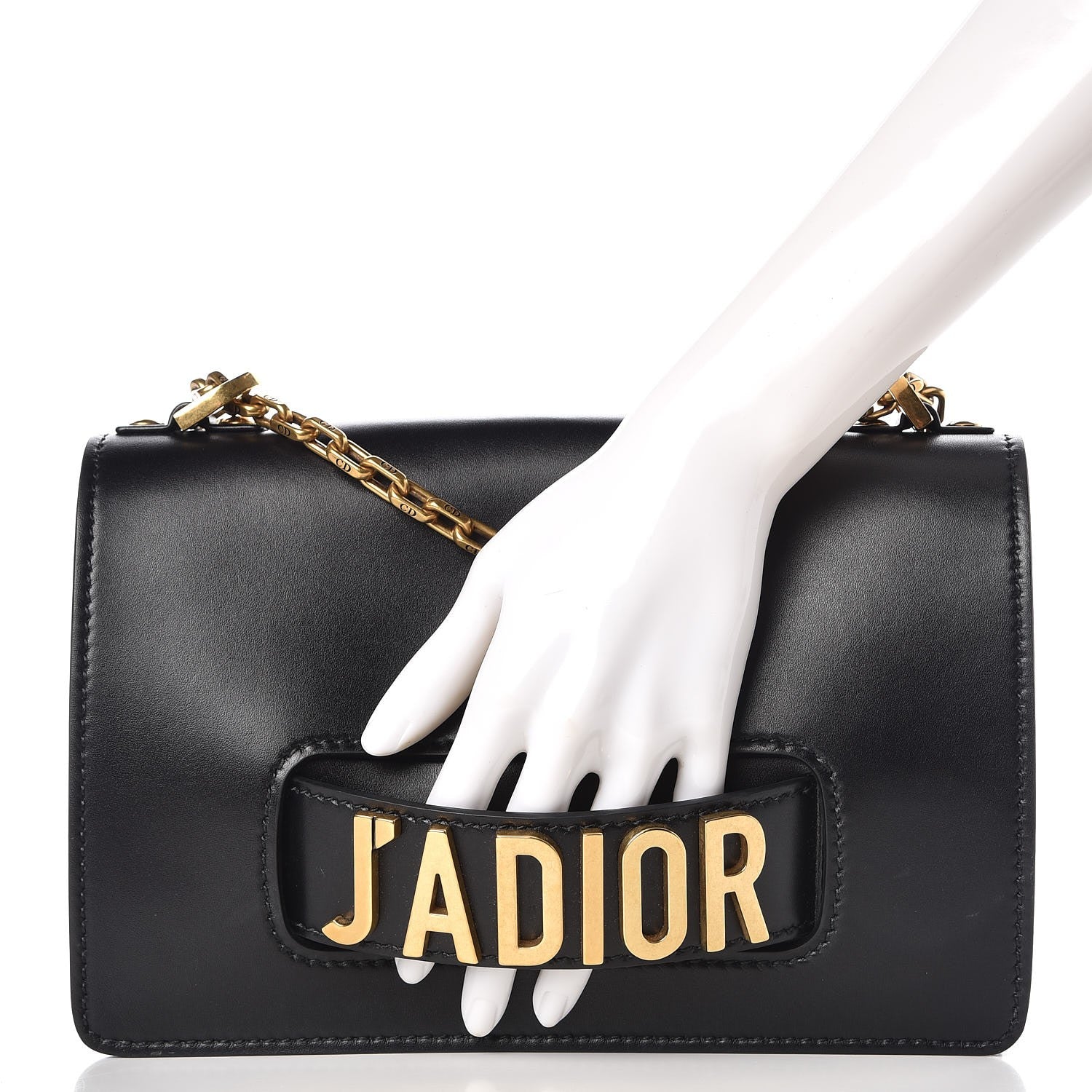 Christian Dior Calfskin J'Adior Chain Flap Bag Black 3 of 10