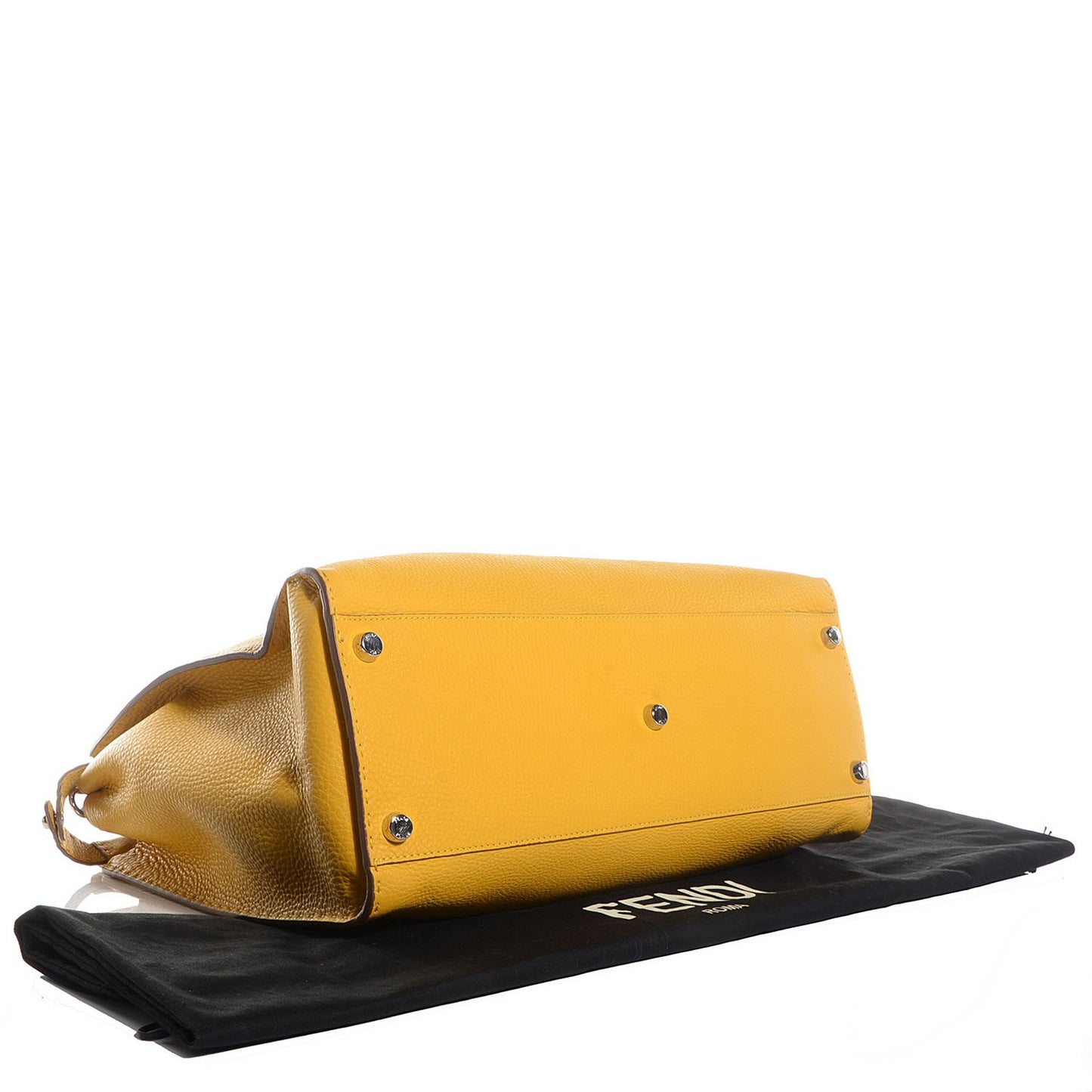 Cuoio Romano Selleria Large Mens Peekaboo Essential Iconic Satchel Yellow