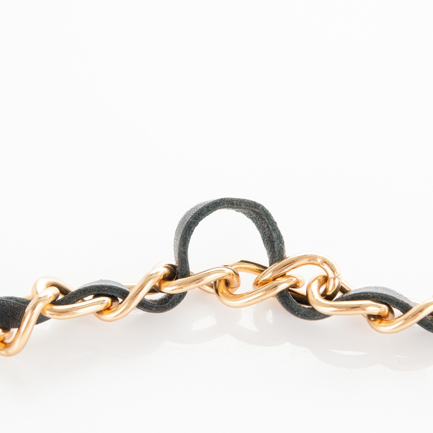 Chanel CHANE Lambskin Crystal Lion Chain Belt Gold 5 of 5