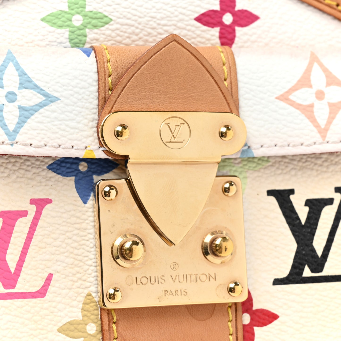 Monogram Multicolor Speedy 30 White