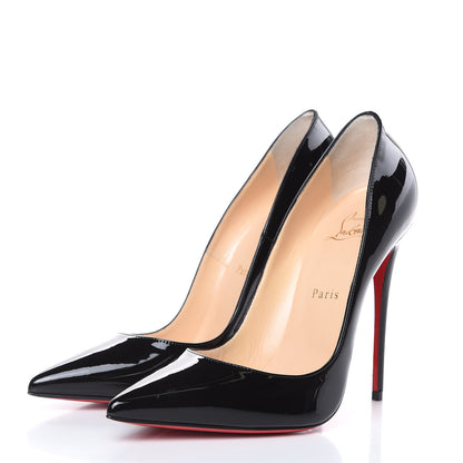 Christian Louboutin Patent So Kate 120 Pumps 39.5 Black 3 of 10