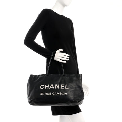 Chanel Calfskin Large Essential 31 Rue Cambon Tote Black 2 of 7