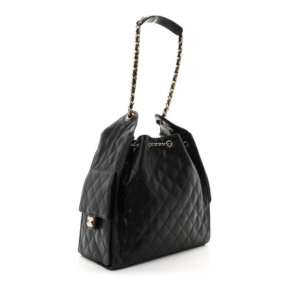 Chanel Caviar Quilted Medium Chanel 25 Handbag Black 4 of 12