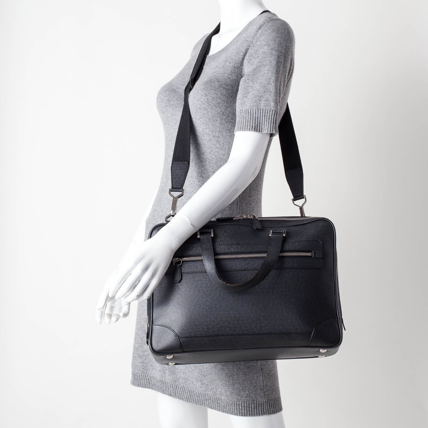 Louis Vuitton Taiga Alexander Briefcase Slate 2 of 9