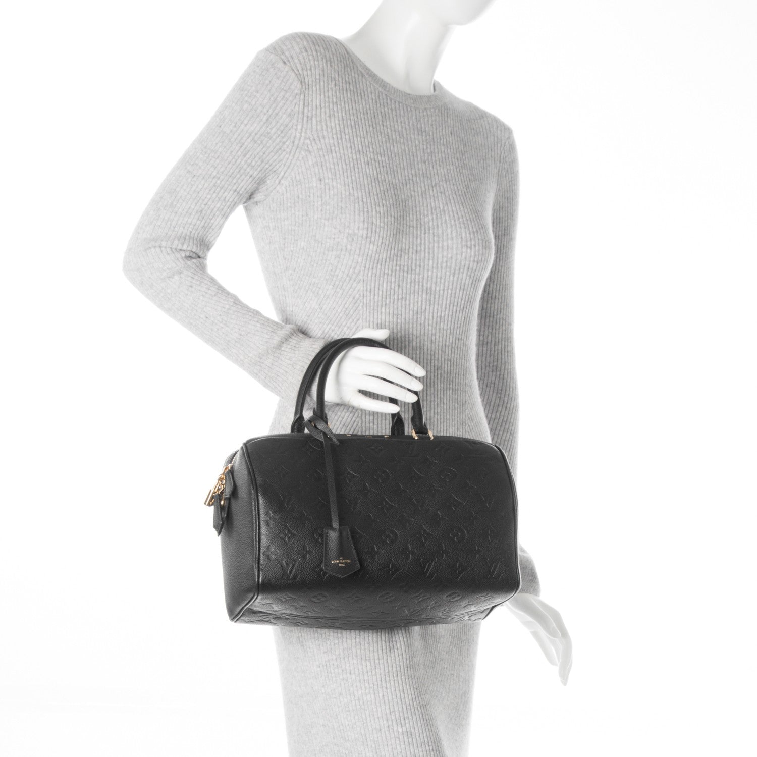 Louis Vuitton Empreinte Speedy Bandouliere 30 NM Black 3 of 8