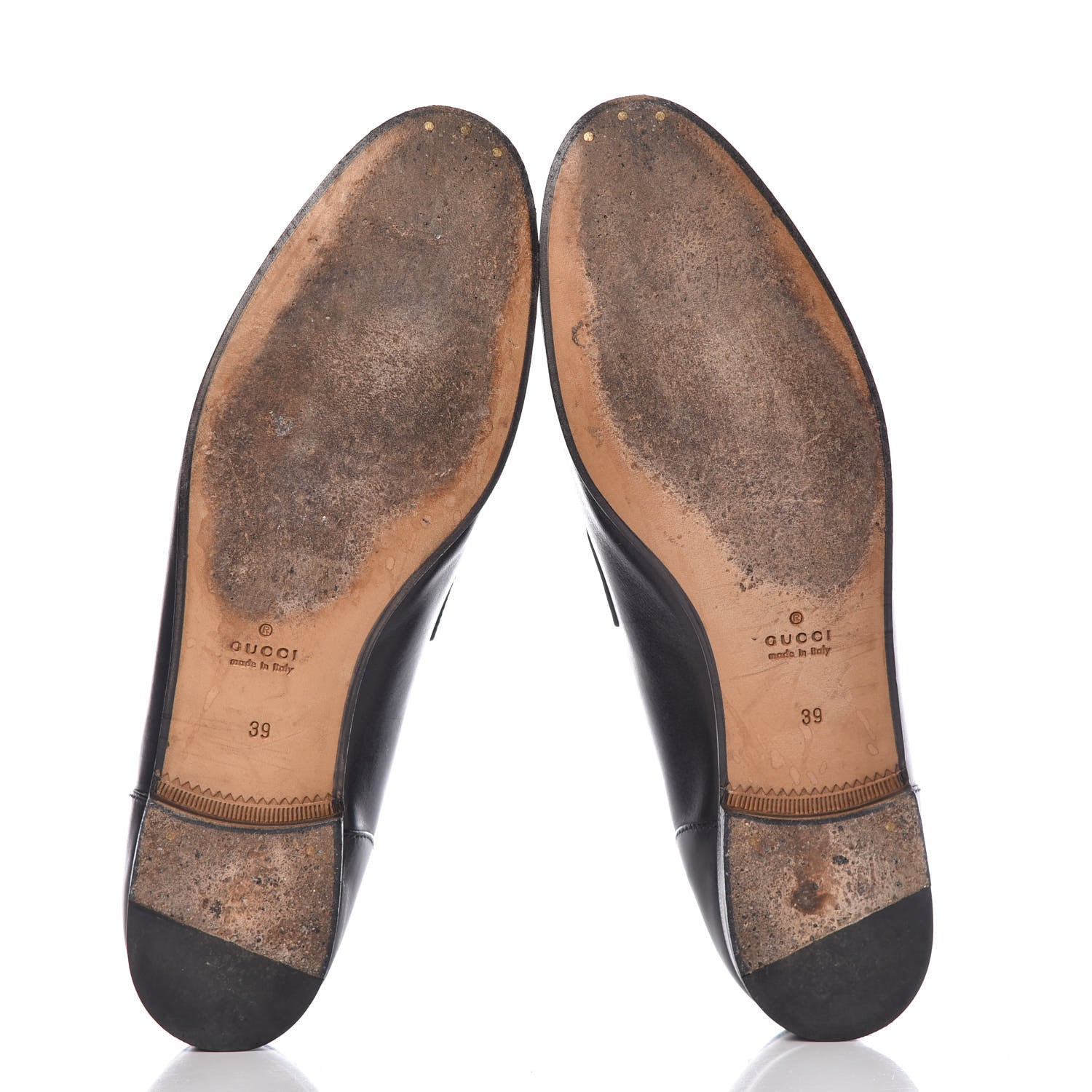 Gucci Calfskin Womens Jordaan Loafers 39 Black 5 of 21