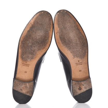 Gucci Calfskin Womens Jordaan Loafers 39 Black 5 of 21