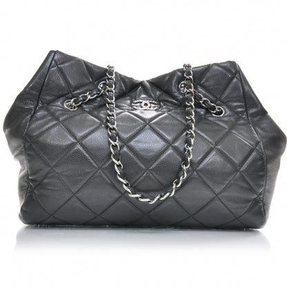 Chanel Caviar Quilted Large Cells Shopping Tote Black 1 of 10