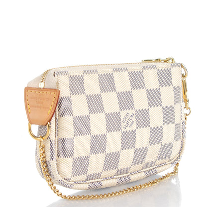 Louis Vuitton Damier Azur Mini Pochette Accessories 3 of 7