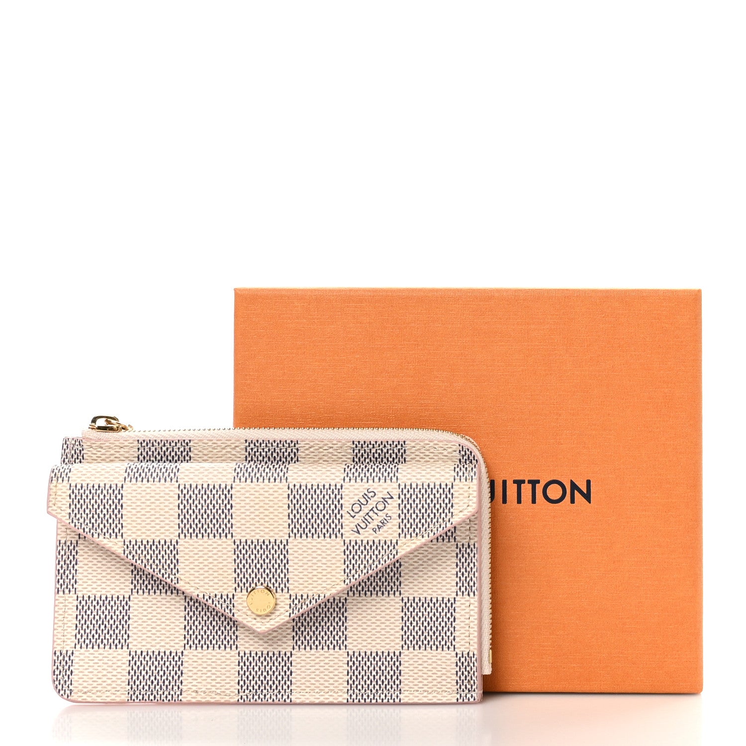 Louis Vuitton Damier Azur Recto Verso Card Holder Rose Ballerine 8 of 8