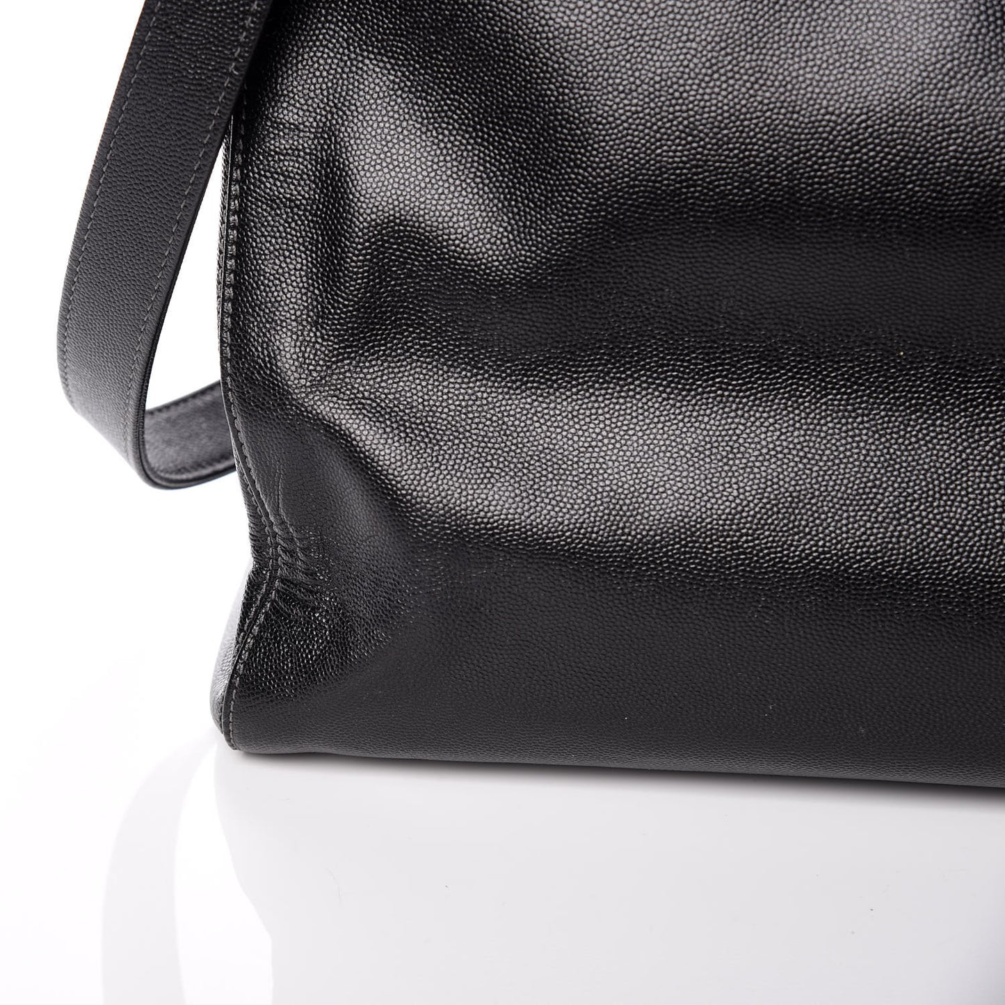Caviar Large Cerf Executive Shopper Tote Black