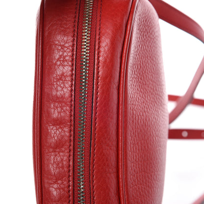 Gucci Pebbled Calfskin Small Soho Disco Bag Tabasco Red 16 of 16