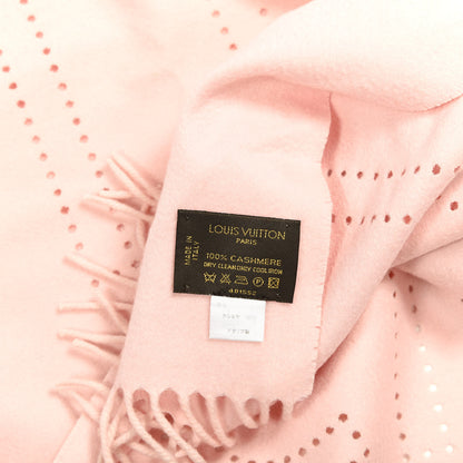 Louis Vuitton Cashmere Perforated Scarf Pink 3 of 3