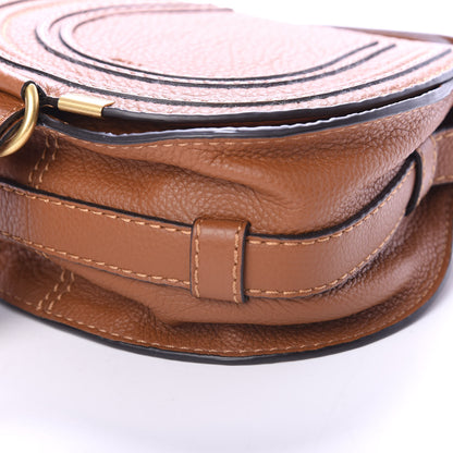 Chloe Calfskin Mini Marcie Round Crossbody Bag Tan 8 of 9