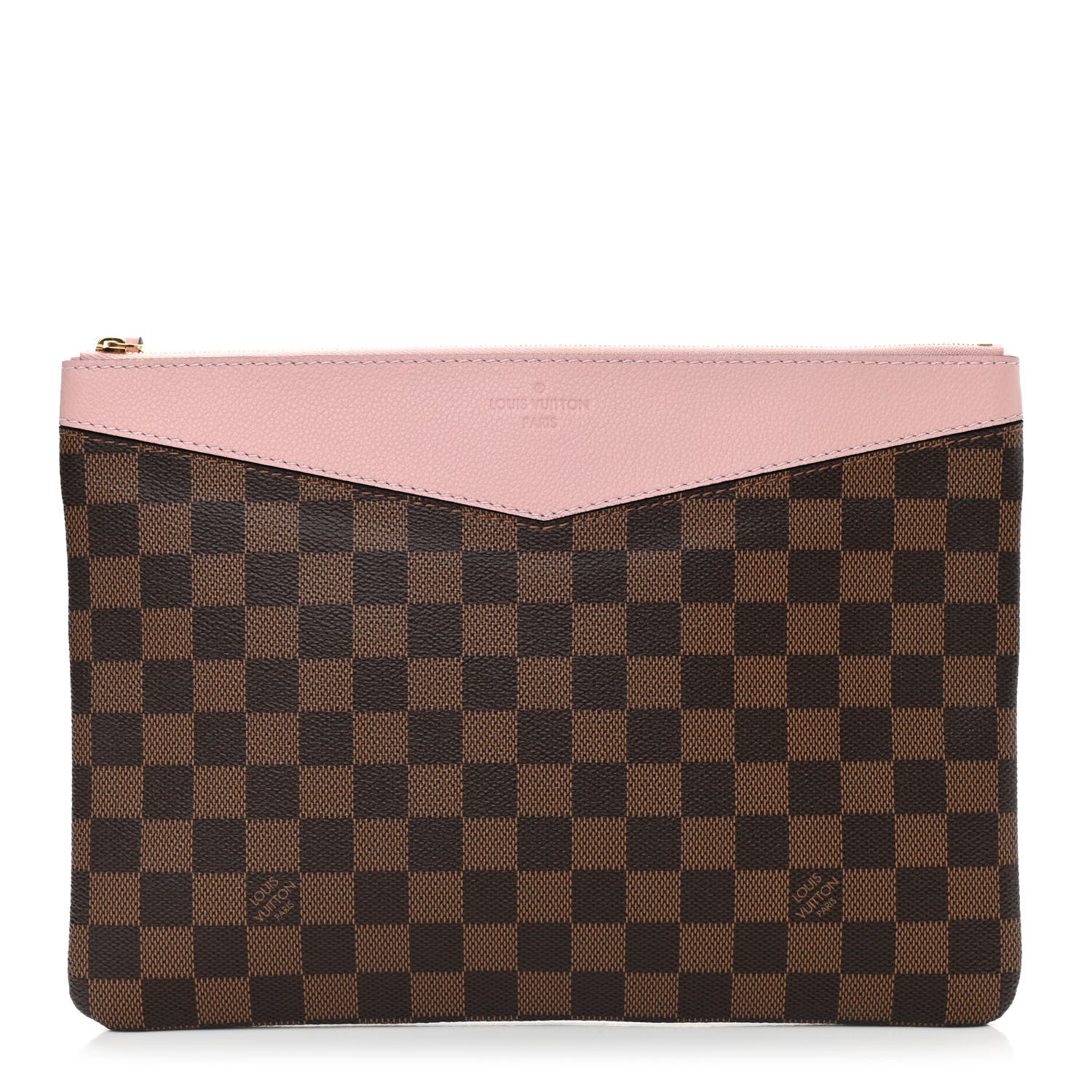 Louis Vuitton Damier Ebene Daily Pouch Rose Poudre 1 of 7