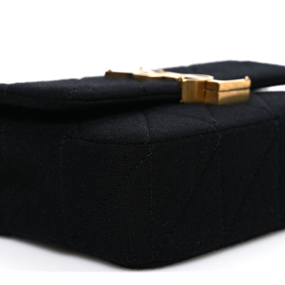 Saint Laurent Jersey Wool Patchwork Monogram Mini Jamie Baguette Black 8 of 9
