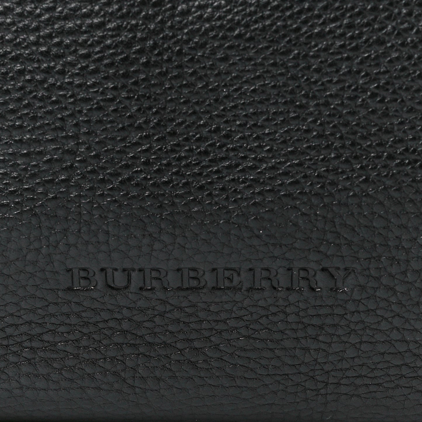 Grainy Calfskin House Check Medium Maidstone Black