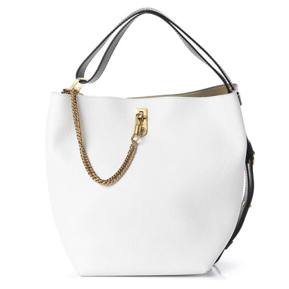 Givenchy Grained Calfskin Medium GV Bucket Bag White 1 of 9