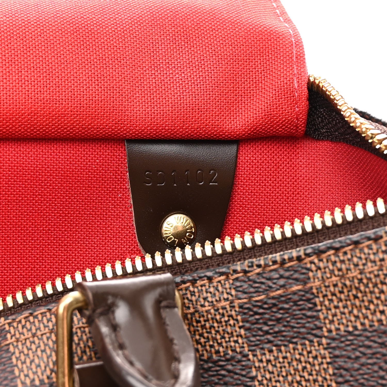 Louis Vuitton Damier Ebene Speedy Bandouliere 30 7 of 10