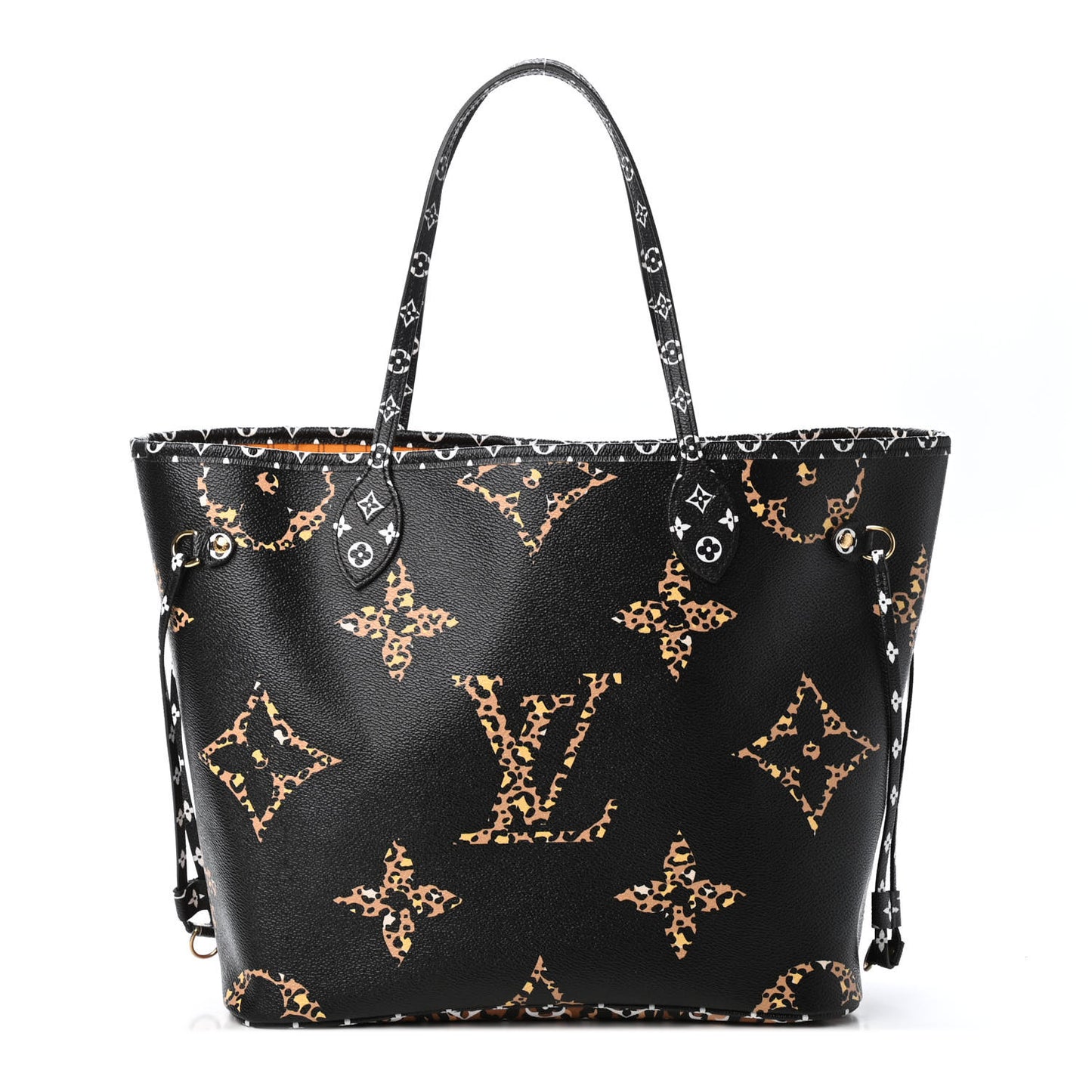 Monogram Giant Jungle Neverfull MM Black
