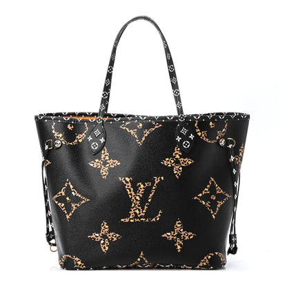 Louis Vuitton Monogram Giant Jungle Neverfull MM Black 1 of 4