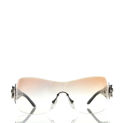 Bulgari Crystal Flower Sunglasses 652-B Black 2 of 8