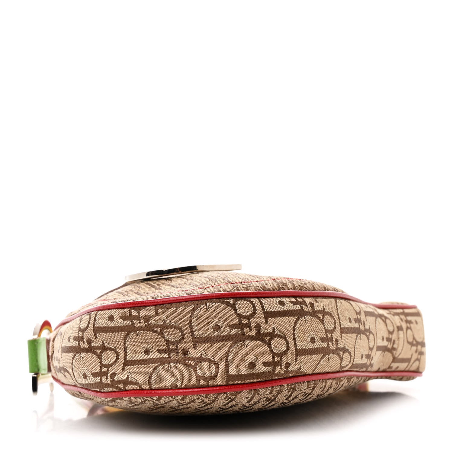 Christian Dior Monogram Rasta Saddle Pochette Beige 4 of 12