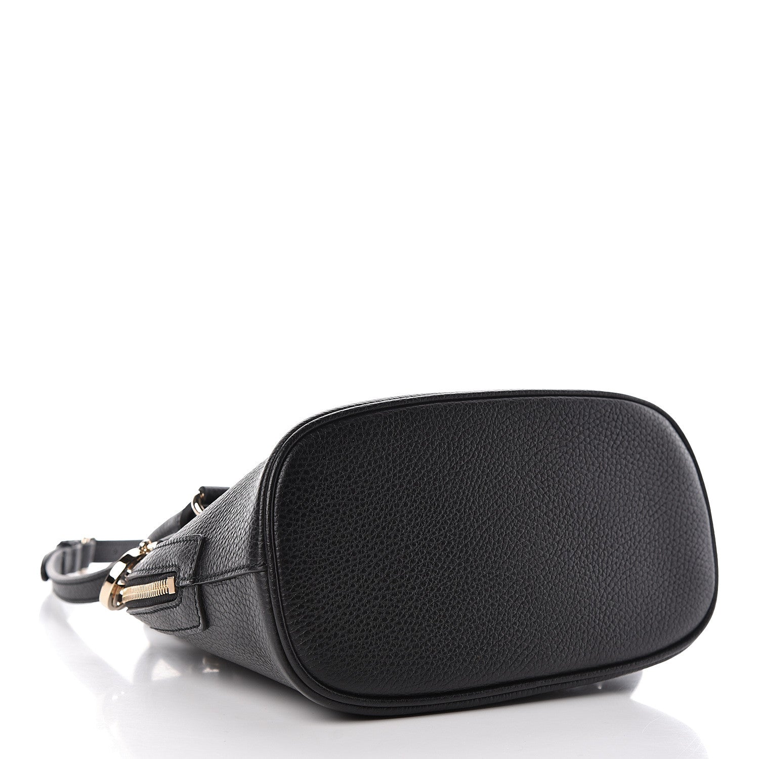 Gucci Dollar Calfskin Small GG Charm Dome Bag Black 4 of 10