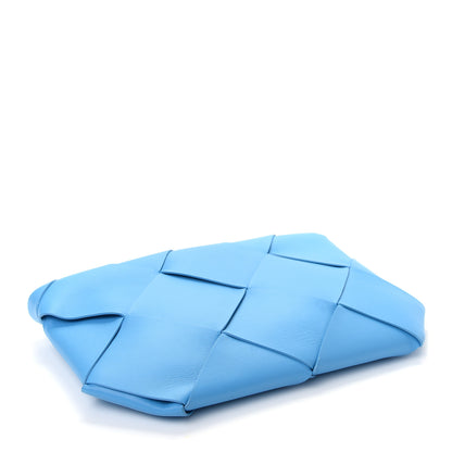Bottega Veneta Nappa Maxi Blown Up Intrecciato Pouch Clutch Swimming Pool 4 of 7