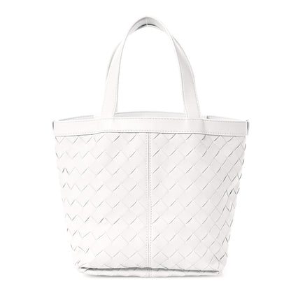 Bottega Veneta Nappa Intrecciato Small Flip Flap Tote Chalk 1 of 9