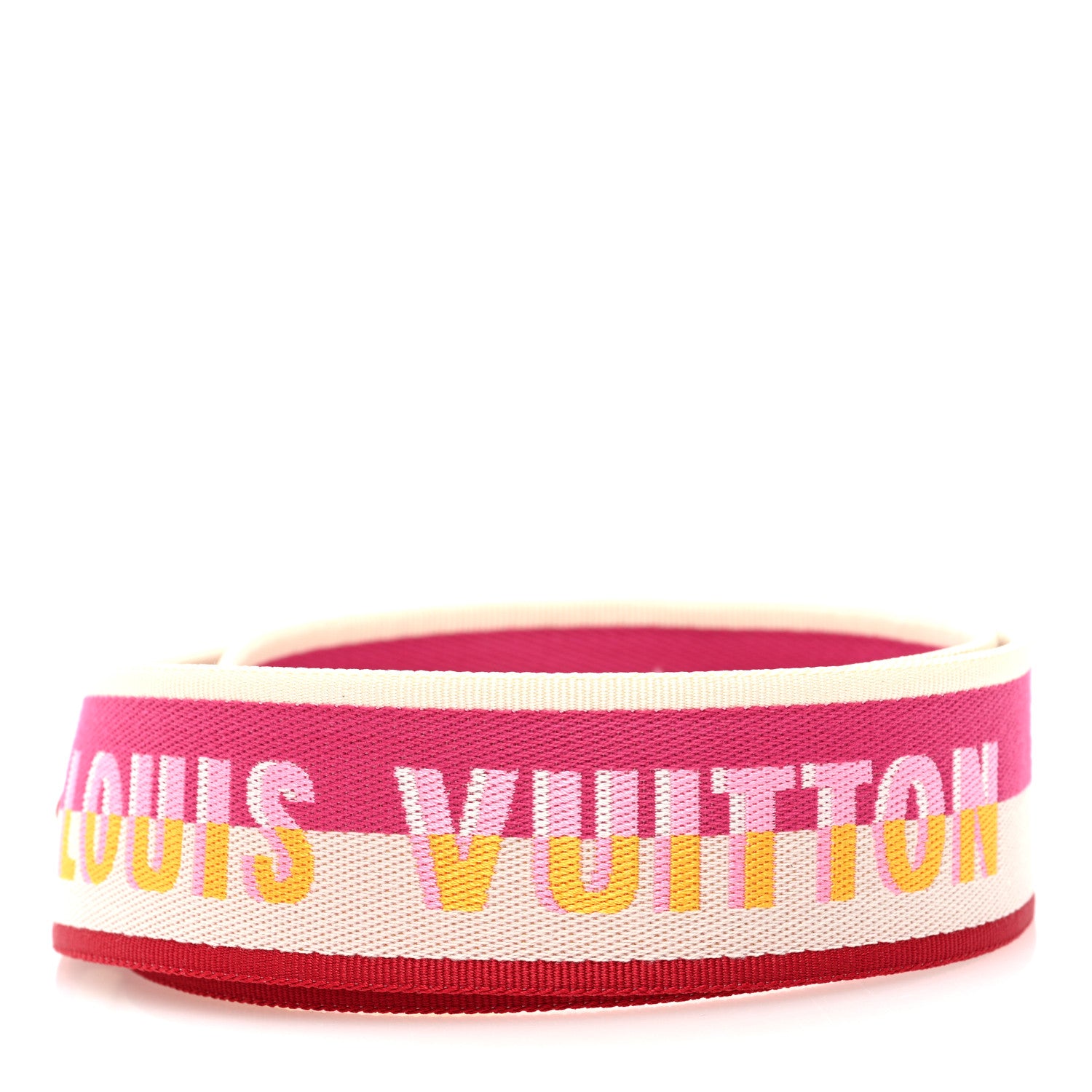 Louis Vuitton Jacquard Diane Shoulder Strap Fuchsia 2 of 3